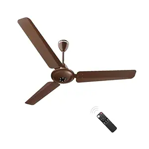atomberg Efficio Alpha 1200mm BLDC Motor 5 Star Rated Classic Ceiling Fans with Remote Control | High Air Delivery Fan with LED Indicators | Upto 65% Energy Saving | 1+1 Year Warranty (Brown)