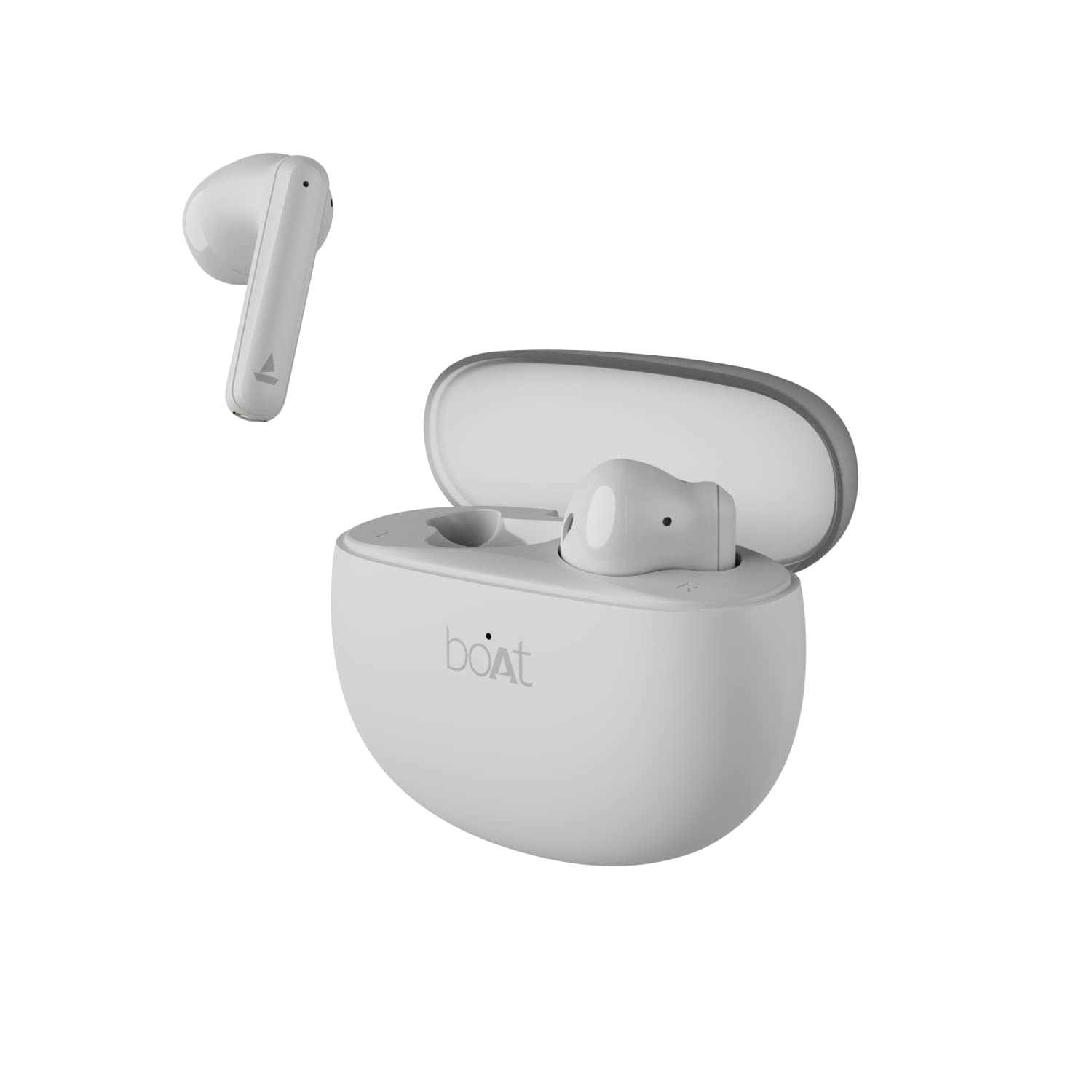 boAt Airdopes 141 Pro True Wireless in Ear Earbuds with 45H Playtime, Quad Mics Enx Tech, 12mm Drivers, ASAP Charge, Beast Mode for Gaming & BT v5.3(Siberian White)