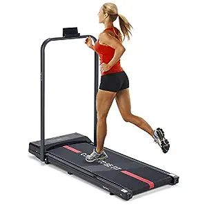 Lifelong Treadmill LLTM162 Fit Pro 2HP Peak DC Motorized|Under Desk Treadmill| Home Workout | Max Speed 8 Km/Hr | Walking Pad | Max User Weight 110 Kg | Black