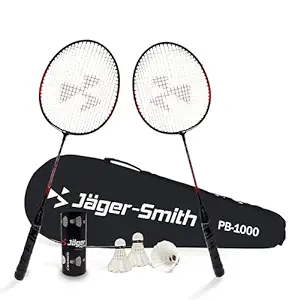 Jager-Smith PB 1000 Combo & Featherlite 2 (Pack of 3) Feather Shuttles with Full Body Cover