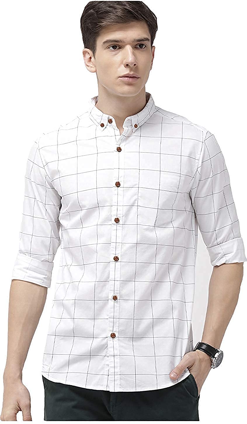 Men’s Cotton Casual Shirt for Men Full Sleeves