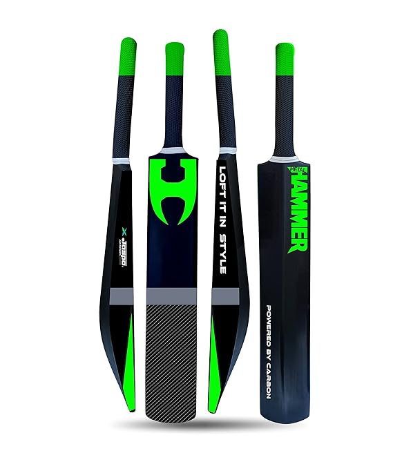 Jaspo Plastic Cricket Full Size Bat (34” X 4.5” inch) for All Age Groups (Hammer BAT)