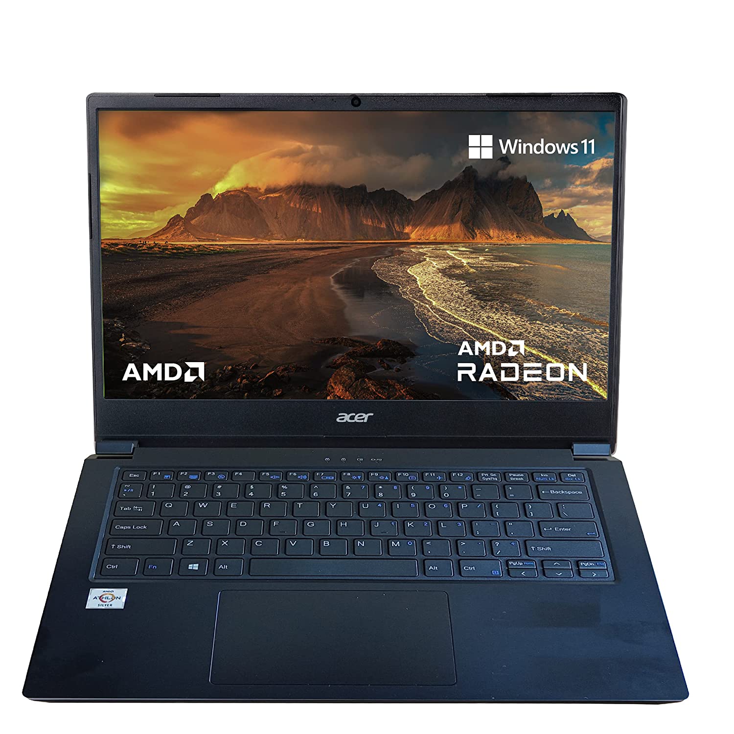 Acer One 14 Business Laptop AMD Athlon 3045 B Processor (4GB RAM/256GB SSD/AMD Radeon Graphics/Windows 11 Home) Z2-493 with 35.56 cm (14.0″) HD Display (Black)